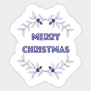 Merry Christmas Sticker